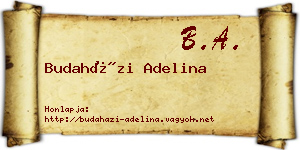 Budaházi Adelina névjegykártya